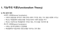 기능주의와 갈등주의 레포트-7