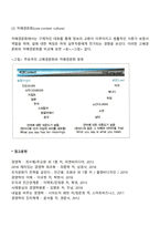 [글로벌 문화적 환경] 문화적 환경의 분석방법, 홀의 모형(고배경문화와 저배경문화)-4