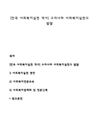 [한국 사회복지실천 역사] 우리나라 사회복지실천의 발달-1