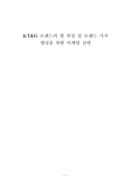 KT&G 브랜드의 현 위상 및 브랜드가치 향상을 위한 마케팅전략-1
