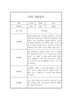 만3세 1학기 관찰기록 5명 10페이지 분량 (공공형 어린이집 관찰일지) -5