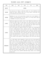 만2세 일상,놀이 1학기 관찰일지 발달평가 30명-3