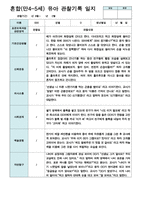 혼합만4-5세 2학기 관찰일지 11명-3