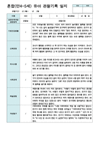 혼합만4-5세 2학기 관찰일지 11명-6
