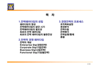 [경영전략]전략개념의 형성과 전략개념, 전략수준, 전략 프로세스(과정)-2