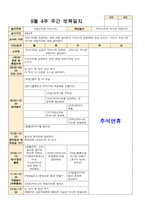 9월 보육일지 만 3세 1주-4주-10