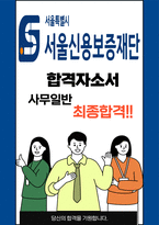서울신용보증재단 사무직 최종합격자소서 [최신극비자료]-1