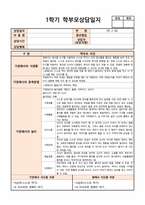 만 2세 (4세, 4살) 어린이집, 유치원 1학기 상담일지 (7명)-1