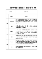 만4세,5세 혼합반 2학기 관찰일지와 6가지 영역별 발달평가 10명 20페이지-9