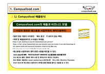 [인터넷비즈니스] Campusfood.com의 비즈니스 모델분석, 문제점 해결방안 &비교 사이트 Menupan.com()메뉴판닷컴)과의 차이점 분석-7