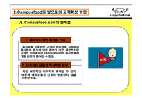 [인터넷비즈니스] Campusfood.com의 비즈니스 모델분석, 문제점 해결방안 &비교 사이트 Menupan.com()메뉴판닷컴)과의 차이점 분석-13
