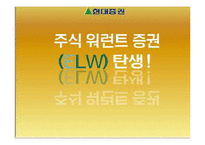 주식 워런트 증권-1