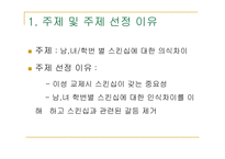 [통계] 대학생들의 남녀 학번별 스킨십에 관한 의식차이 조사-3
