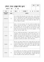 만5세 2학기 관찰기록 일지 9월 -2월 19명-15