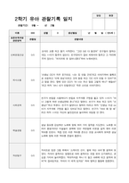 만5세 2학기 관찰기록 일지 9월 -2월 19명-18