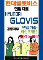 현대글로비스 면접 최종합격자의 면접질문 모음 + 합격팁 [최신극비자료]-1