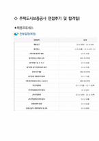 주택도시보증공사 면접 최종합격자의 면접질문 모음 + 합격팁 [최신극비자료]-4