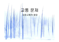 [교통문제]교통문제와 해결책-1
