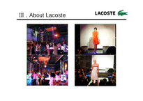 [마케팅조사] 라코스테(라코스떼, lacoste)의 이미지 재고를 위한 프로모션 전략-10