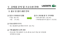 [마케팅조사] 라코스테(라코스떼, lacoste)의 이미지 재고를 위한 프로모션 전략-18