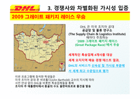 DHL & FedEx 비교분석 발표(기업소개, 국제특송, 서비스 종류, 경영전략, 차별화전략, 광고전략, 사회적 책임)-17