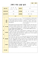 부모상담일지 만4세 19명 2학기 상담기록입니다-5
