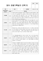 2학기 관찰기록일지   만2세 10-7