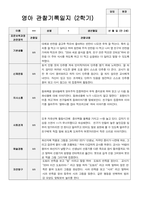2학기 관찰기록일지   만2세 10-10