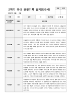 2학기 유아 관찰기록일지 만 3세-10
