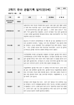 2학기 유아 관찰기록일지 만 3세-14