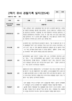 2학기 유아 관찰기록일지 만 5세 23-7