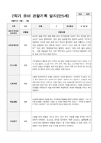 2학기 유아 관찰기록일지 만 5세 23-12
