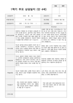 1학기 부모상담일지 만 4세 20-10