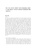 영국, 미국, 한국의 사회복지 역사적 발달과정을 설명하고 이를 바탕으로 우리나라 사회복지의 발전방안에 대해 서술하시오-1