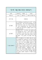 만1세 11월,12월 관찰일지 및 종합평가 - 만1세 놀이활동,일상생활 관찰일지-4