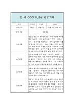 만1세 11월,12월 관찰일지 및 종합평가 - 만1세 놀이활동,일상생활 관찰일지-5