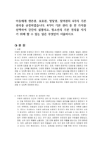 아동에게 생존권, 보호권, 발달권, 참여권의 4가지 기본 권리를 규정하였습니다 4가지 기본 권리 중 한 가지를 선택하여 간단히 설명하고, 청소년의 기본 권리를 지키기 위해 할 수 있는 일은 무엇인지 서술하시오-1