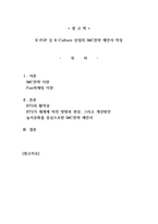 K-POP 등 K-Culture 산업의 IMC전략 제안서 작성-1