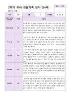 유아관찰일지 2학기 만 4세 19명-1