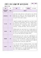 유아관찰일지 2학기 만 4세 19명-16