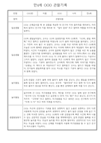만4세 일상생활,놀이활동 관찰일지 및 종합발달평가 60명-2