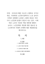 우리나라 빠른 속도의 고령화로 국가나 개인, 가족에게 노인복지정책이나 노후 준비가 부족한 상태에서 급속한 고령화 현상은 여러 가지 노인문제 발생이 원인이 되고 있다 이에 따른 노인의 지위와 역할 변화에 대해서 논하고, 노인문제와 개입에 대한 필요성 등 노인복지의 미래적 과제에 대한 해결방안을 제시하시오-1
