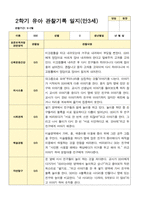 유아관찰일지 2학기 만 3세 17명의 관찰일지 내용-14