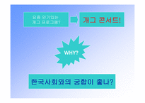 [대중예술]개그콘서트와 한국사회에 대하여-3