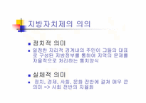 [지방행정]지방자치제의 발달과정과 주요이론(파워포인트)-2