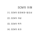 SCM의 이해 레포트-1