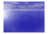 [인터넷마케팅] 온라인 가격비교사이트 - 에누리닷컴 마케팅전략-1