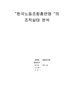 [경영조직] `한국노동조합총연맹`의 조직실태 분석-16