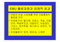 유로화의 출범배경과 과정, 전망, 고찰 , 시사점 [발표자료]-6