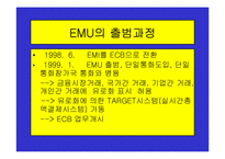 유로화의 출범배경과 과정, 전망, 고찰 , 시사점 [발표자료]-9